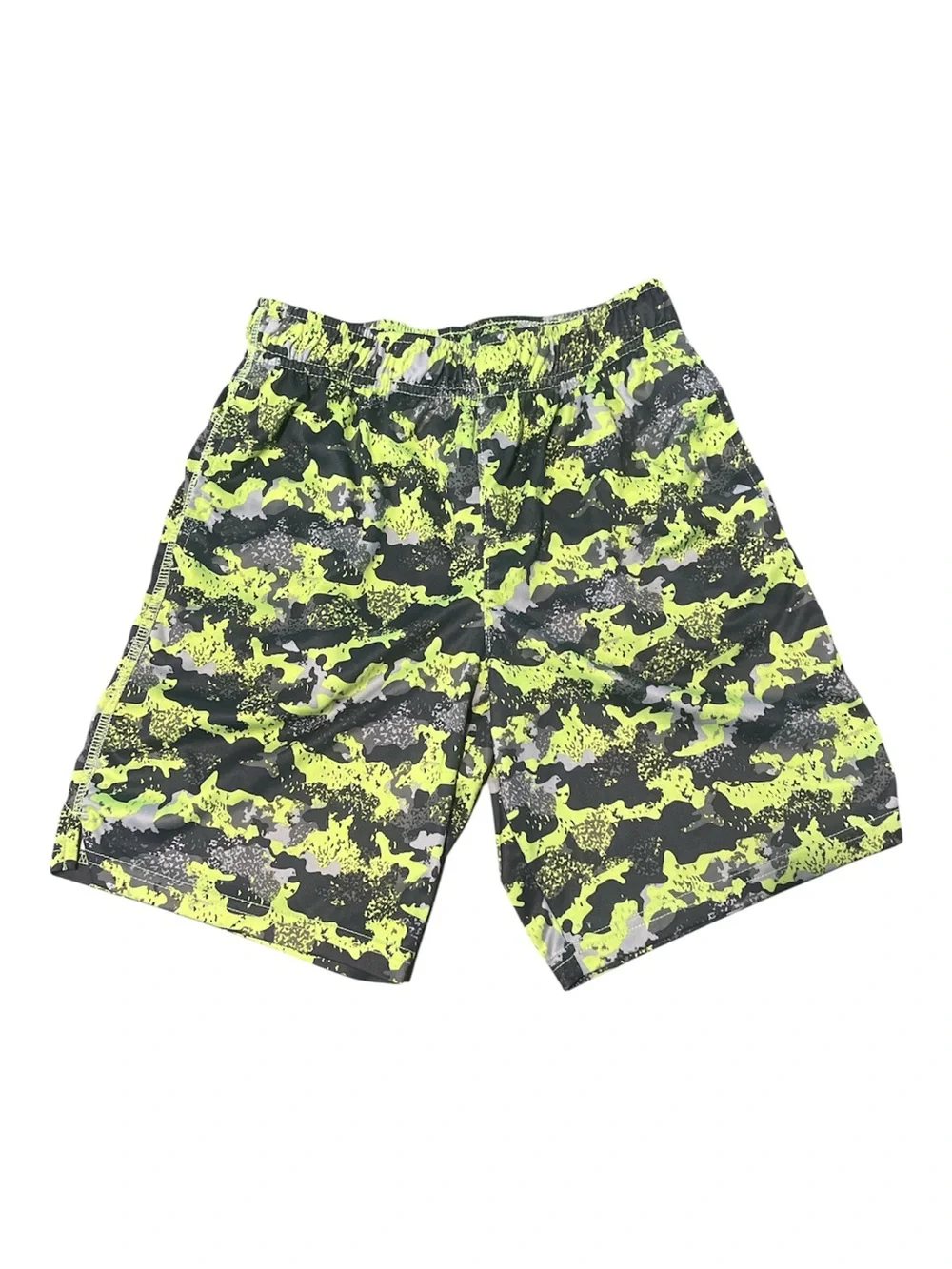 Boys Neon Camo Active Shorts